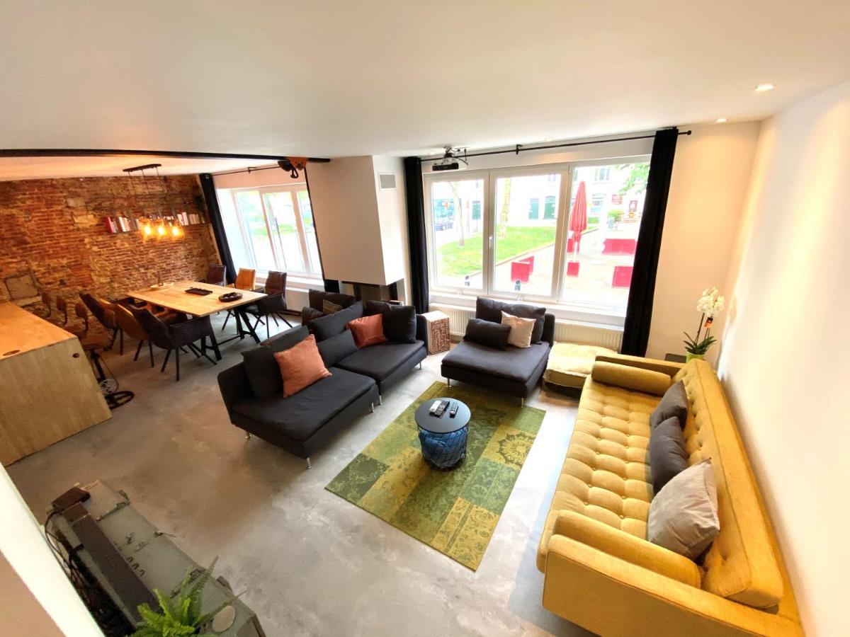 The Square - Vacation Rental With Outdoor Sauna - Centre Of Antwerpen Eksteriør billede