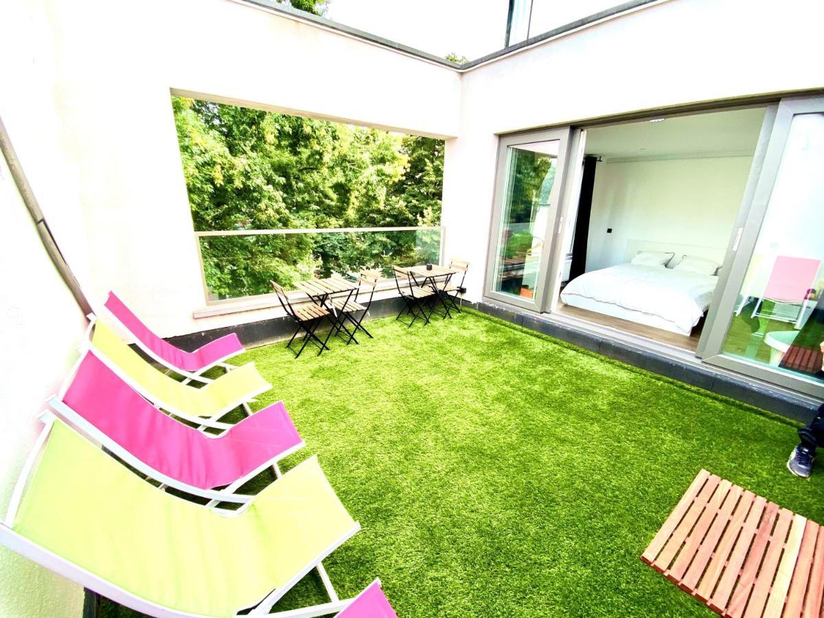 The Square - Vacation Rental With Outdoor Sauna - Centre Of Antwerpen Eksteriør billede